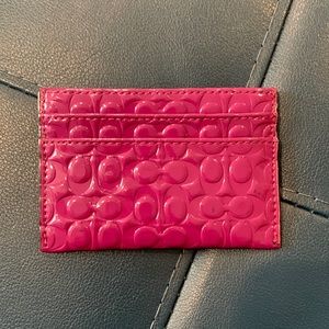 Coach card holder